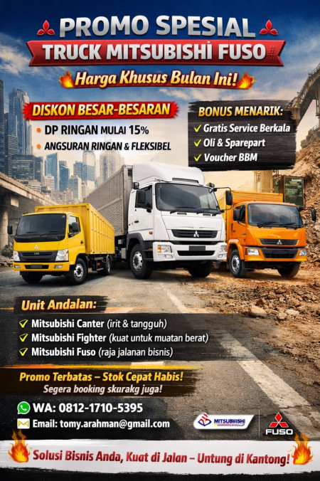 Promo Mitsubishi Truck Fuso 2026 Sidoarjo Terbaru - Promo Mitsubishi Sidoarjo 2026